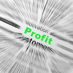 Image showing Profit Sphere Definition Displays business Earnings And Incomes