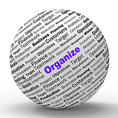 Image showing Organize Sphere Definition Shows Structured Files Or Management