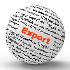 Image showing Export Sphere Definition Shows Abroad Selling And Exportation