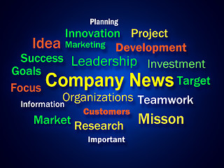 Image showing Company News Brainstorm Shows Whats New In Business