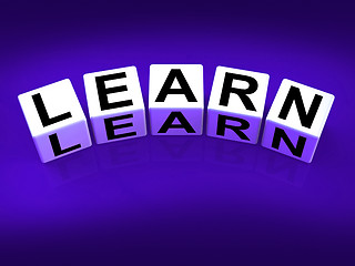 Image showing Learn Blocks Show Education Studying and Learning