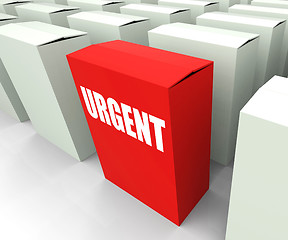 Image showing Urgent box Refers to Urgency Priority and Critical