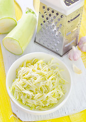 Image showing grated marrow