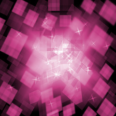 Image showing Pink Cubes Background Means Girly Style Or Digital Concept