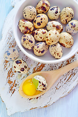 Image showing quail eggs