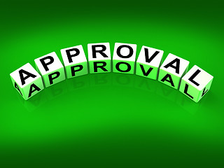 Image showing Approval Blocks Show Validation Acceptance and Approved