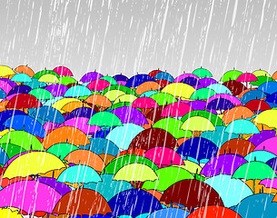 Image showing Umbrellas