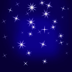 Image showing Sparkling Stars Background Means Glittering Galaxy Or Universe