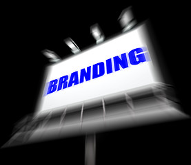 Image showing Branding Media Sign Displays Company Brand Labels