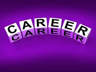 Image showing Career Blocks Refer to Professional and Work Life