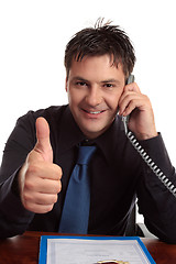 Image showing Man business satisfaction guaranteed