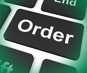 Image showing Order Key Shows Buying Online In Web Stores