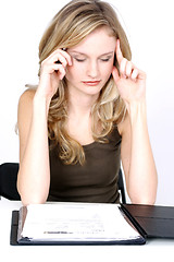 Image showing Businesswoman on phone