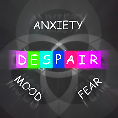 Image showing Despair Displays a Mood of Fear and Anxiety
