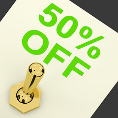 Image showing Switch Shows Sale Discount Of Fifty Percent Off 50