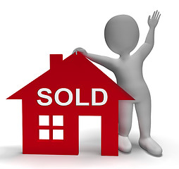 Image showing Sold House Means Successful Offer On Real Estate