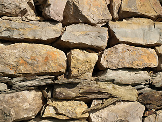 Image showing stone wall texture