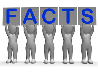 Image showing Facts Banners Means Truth Information And Knowledge