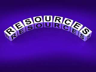 Image showing Resources Blocks Mean Collateral Assets and Savings