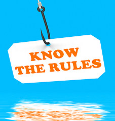 Image showing Know The Rules On Hook Displays Policy Protocol Or Law Regulatio