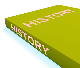 Image showing History Book Shows Books About The Past