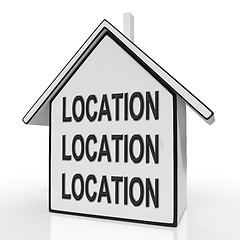 Image showing Location Location Location House Shows Prime Real Estate