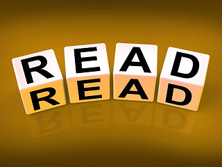 Image showing Read Blocks Show Reading Learning and Studying