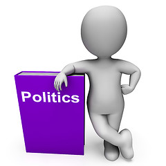 Image showing Politics Book And Character Shows Books About Government Democra