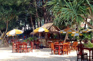 Image showing Bar on the beach