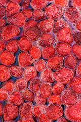 Image showing jam with strawberry 