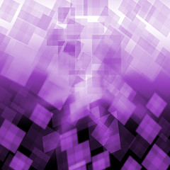 Image showing Purple Cubes Background Means Repetitive Pattern Or Wallpaper