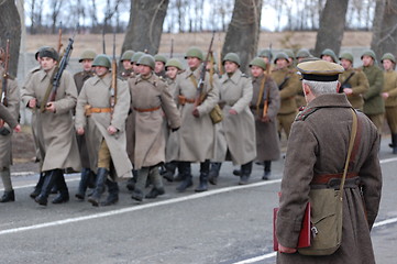 Image showing Red Army. WWII reenacting