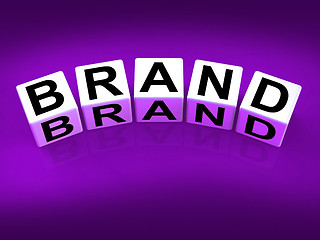 Image showing Brand Blocks Refer to Labels Trademarks and Brands