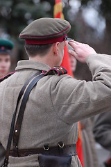 Image showing Red Army. WWII reenacting