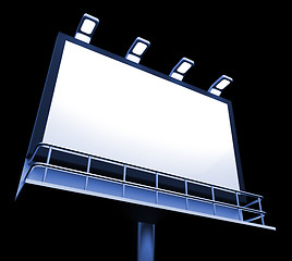 Image showing Blank Billboard Copyspace Shows Advertising Space
