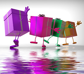 Image showing Presents Displays Buy Gift For Special Occasion