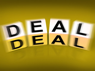 Image showing Deal Blocks Displays Dealings Transactions and Agreements