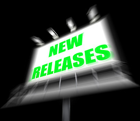 Image showing New Releases Sign Displays Now Available or Current Product