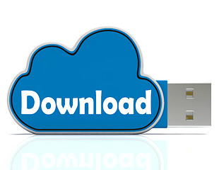 Image showing Download Memory Stick Shows Online Sharing With Cloud Storage