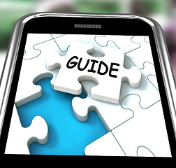 Image showing Guide Smartphone Means Web Instructions And Help