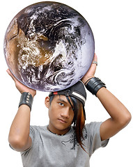 Image showing Teen emo or punk global power