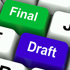 Image showing Final Draft Keys Show Editing And Rewriting Document