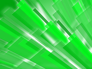 Image showing Green Bars Background Means Abstract Art Or Digital Design