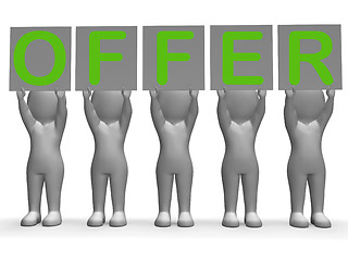 Image showing Offer Banners Means Cheap Offers And Promotions