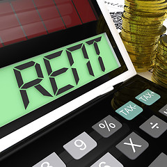 Image showing Rent Calculator Means Paying Tenancy Or Lease Costs