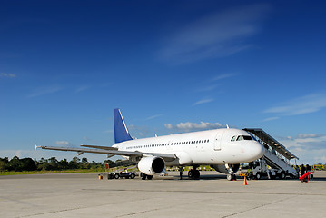 Image showing Airplane on tarmac