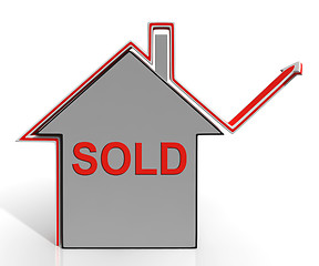 Image showing Sold House Shows Sale And Purchase Of Property