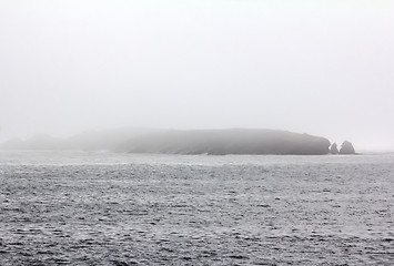 Image showing The cold current Litke in Barents sea. archipelago of Novaya Zem