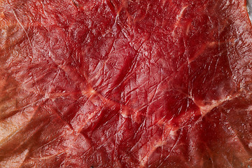 Image showing closeup of prosciutto 