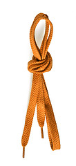 Image showing yellow shoe lace